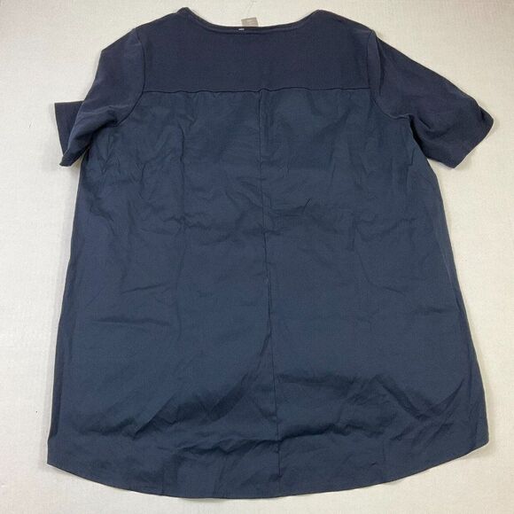 Chicos Womens Swing T-Shirt Blue Short Sleeve Tee Scoop Neck Top Size 2 L Large - Picture 11 of 11